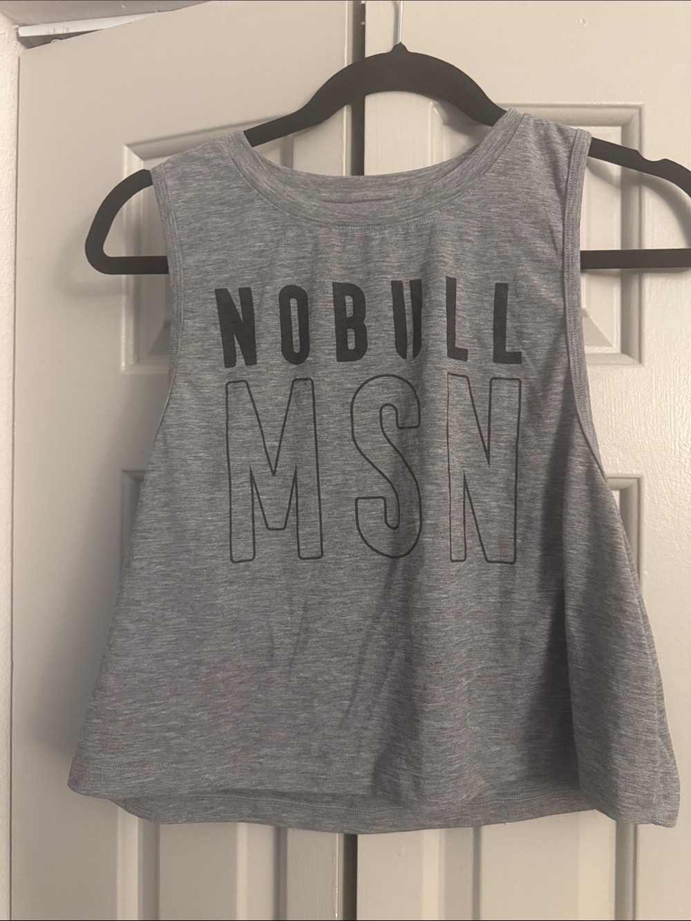 NOBULL Gray Graphic Muscle Tank